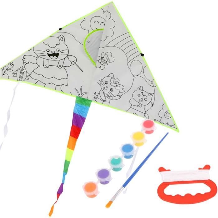 Cerf-volant Astronaute Enfant – Lot De 2, 110 X 55 Cm, Avec Ligne Et Émerillon, Jeu Plein Air Familial