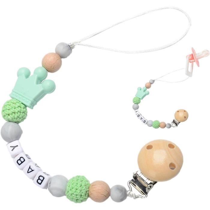 Attache Tétine En Silicone - Jouets Pour Bébé - Lot De 2