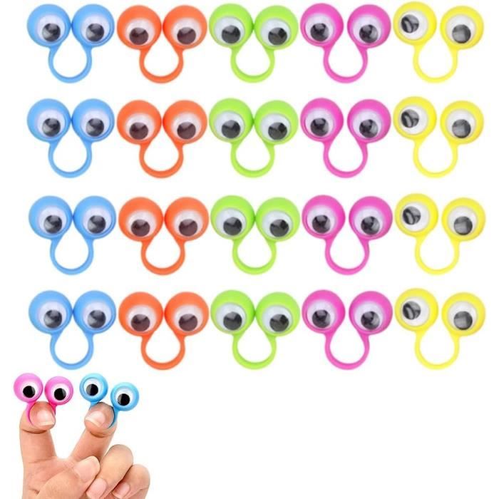 Baker Ross ET387 Marionnettes à Doigts en forme de Monstres - Lot de 10, Marionnettes pour les