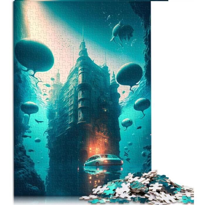 Puzzle 1000 Pièces – Monde Dans Une Bouteille – Rêve De Nature – Difficulté Impossible – 70 X 50 Cm