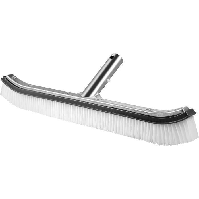 Brosse Piscine Tête 18 Pouces Aluminium Premium - Nettoyage Murs Et Planchers