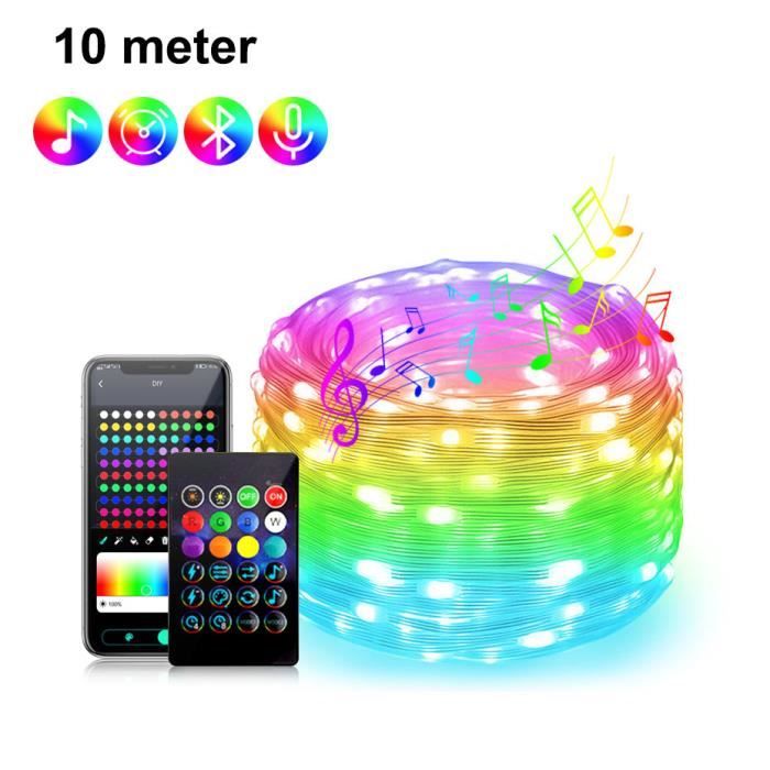 Lumières Permanentes D'extérieur, Lumières D'avant Toit RGBIC Avec Mode Sscene 30m Avec 60 Leds Guirlandes Lumineuses Decorations Exterieur 98939651