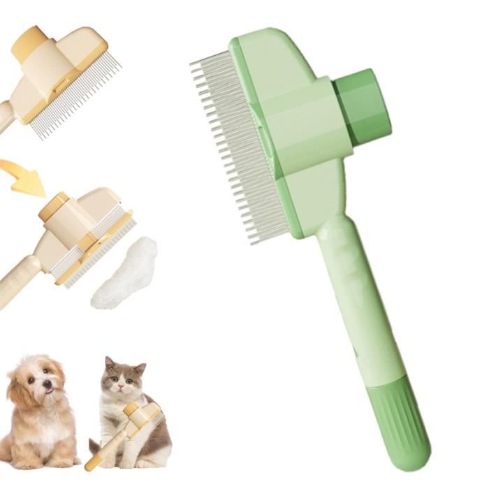 Comparer les prix de Peignes anti-puces pour chats et chiens, brosse d'épilation flottante, livres de toilettage, outil d'épilation des tiques