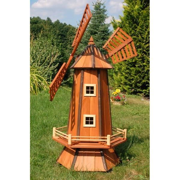 Moulin a vent en bois Achat / Vente pas cher