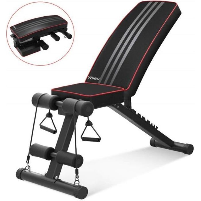 vidaXL Banc de Musculation Complet Appareil Pliable Fitness Salle de Gym