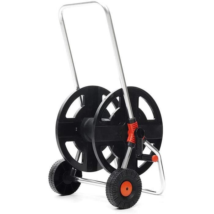 Chariot enrouleur avec tuyau d’arrosage de 20M – Buse d’arrosage, 6 Chariot enrouleur avec tuyau d’arrosage de 20M – Buse d’arrosage, 6