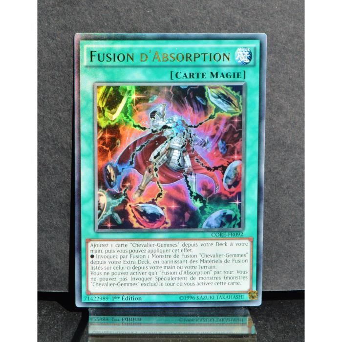 Carte YU-GI-OH CORE-FR092 Fusion D'absorption NEUF FR - Cdiscount Jeux ...