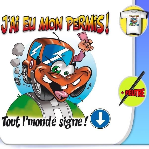 T Shirt J Ai Eu Mon Permis Cdiscount Jeux Jouets T Shirt J Ai Eu Mon Permis Cdiscount Jeux Jouets