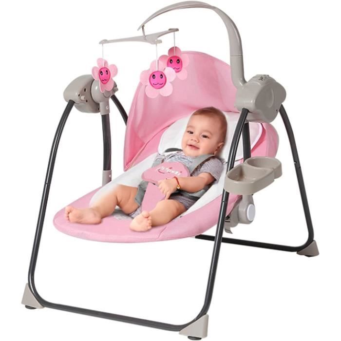 Chaise berçante électrique pour bébé avec balançoire portative apaisante  avec boîte de Vibrations de Musique Qui Peut être utilisée - Cdiscount  Puériculture & Eveil bébé