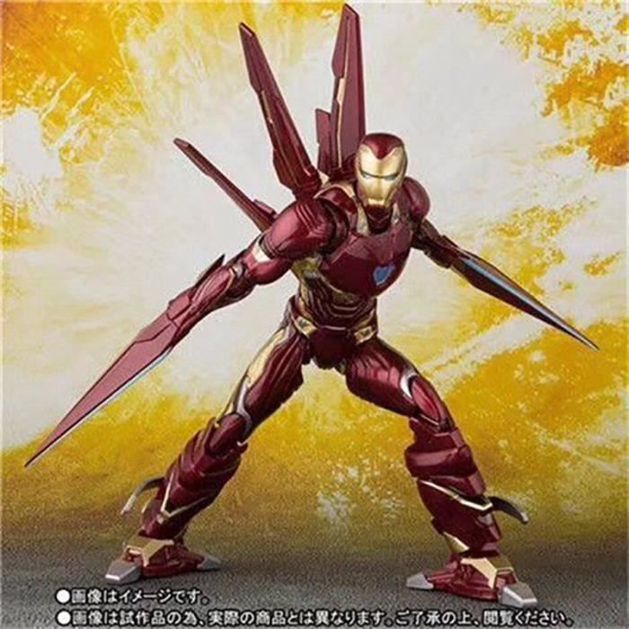 Figurine articulée Iron Man MK 50 16cm Avengers SHF Iron Man ensemble d'armes MK50 acheter à prix bas - livraison gratuite, avis réels avec des photos