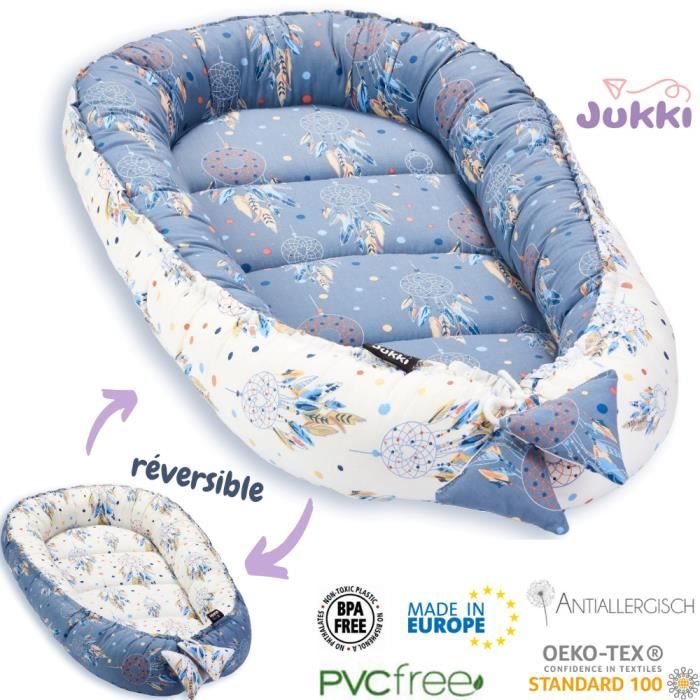 Jukki Reducteur De Lit Bebe Cocon De Sommeil Pour Nouveau Ne Nourrisson Baby Nest Coussin De Voyage Portable Attrape Reves Cdiscount Puericulture Eveil Bebe