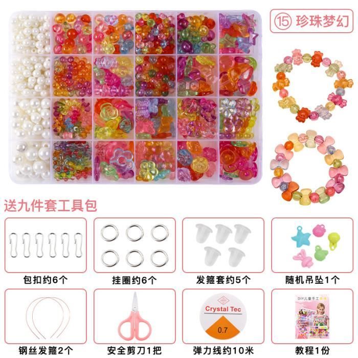 CRAZE SPLASH BEADYS Perle a coller enfant Kit de démarrage Perles d'eau Kit Loisir créatif Perle a repasser sans repassage Perle collante à l'eau 17647 Multicolore