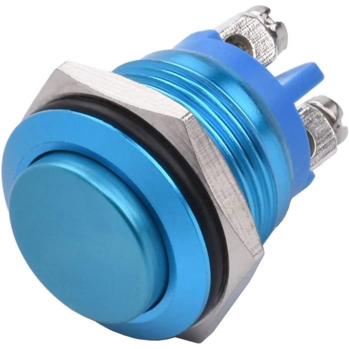 rond-bleu-16mm-haut-interrupteur-bouton-poussoir-momentan-16mm