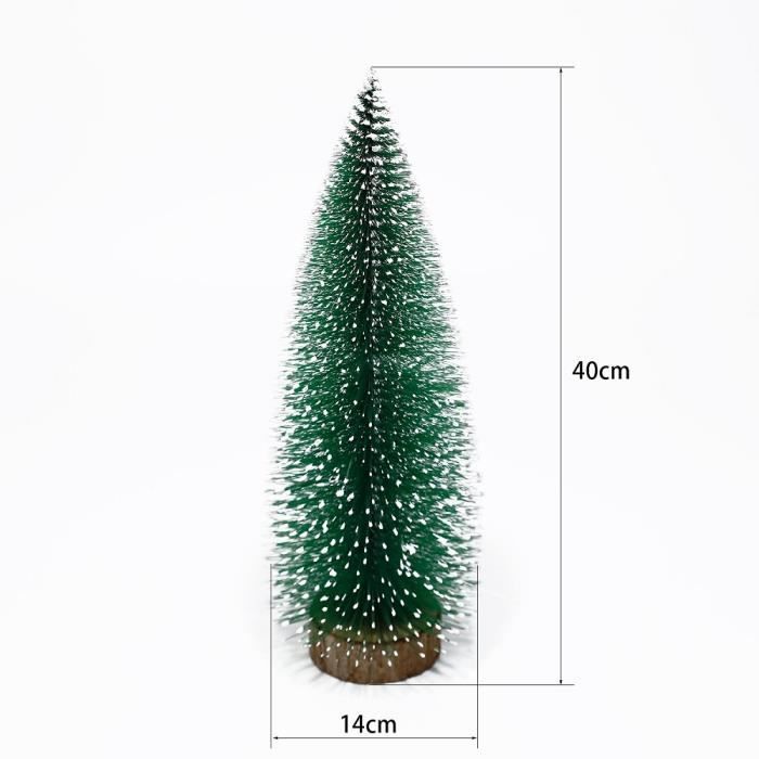 Mini Sapin De Noël Gel De Neige - Décoration De Bureau DIY - Plusieurs Couleurs (argent, Vert, Or...)