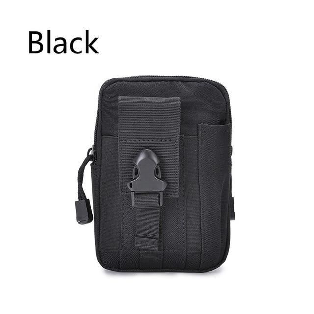 Sac Tactique Ceinture Nylon Sacoche Ceinture Gadget Sac pour Téléphone