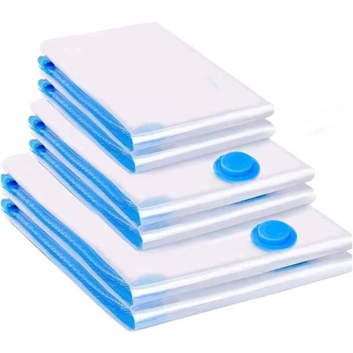50 Sacs De Rangement Sous Vide Jumbo Extra-Large - Étanches, Réutilisables, Pour Vêtements Et Couettes, Gain De Place Garanti