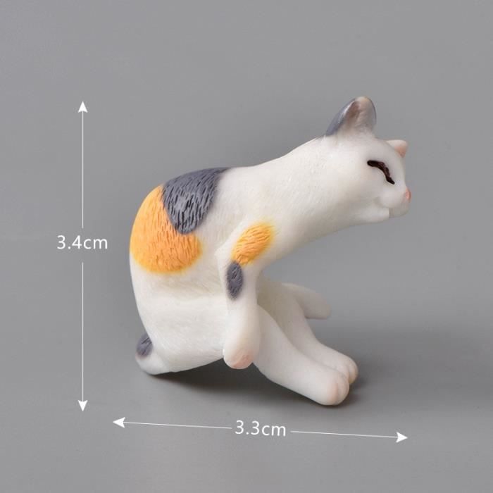 Figurines Chats Realistes Greyoe - 9 Miniatures Mignonnes | Jouet Éducatif Et Décoration