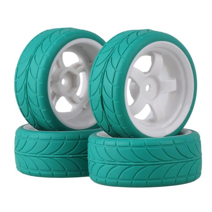 Lot De 12 Pneus En Caoutchouc 1:64 Avec Jantes 5 Rayons - Diamètres 10mm Et 12mm - Pour Modélisme, Customisation