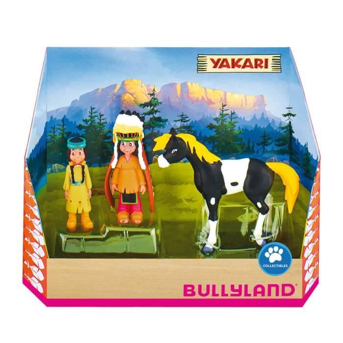 43356 Yakari avec coiffe Bullyland Pion 