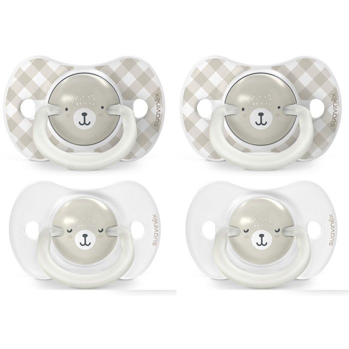 Lot de 2 sucettes symétriques SUAVINEX Night&Day Wild&Free SX Pro 0 à - vue 5