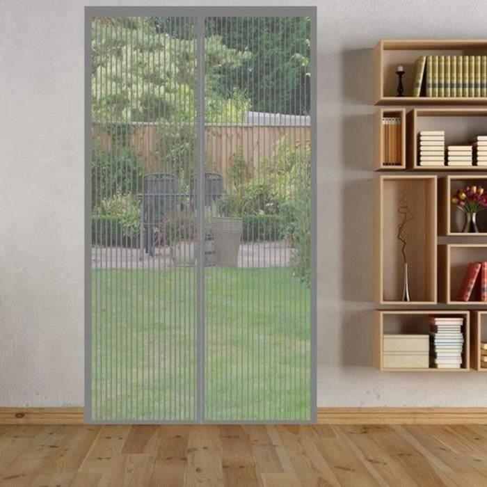 Moustiquaire Extensible, Rideau Aimanté Moustiquaire, 155X235Cm Moustiquaire Pliante À Fermeture