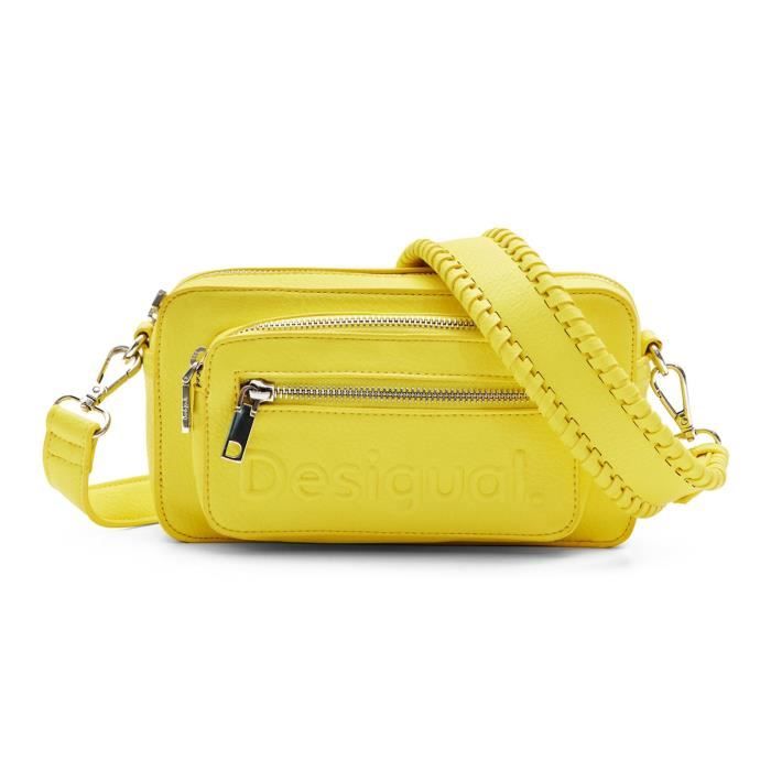 desigual half logo 24 cross body bag yellow [256497] -  sac à épaule bandoulière sacoche