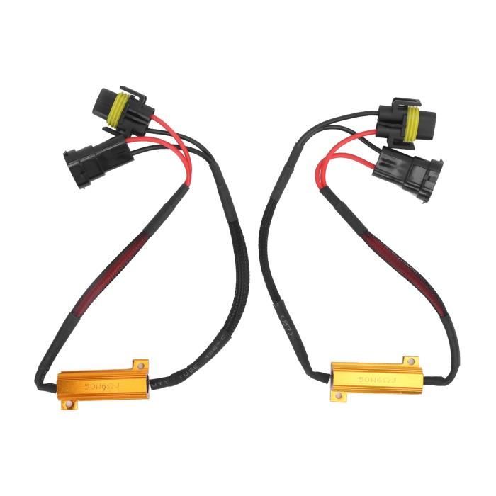 ARAMOX décodeur de signal LED 1 paire 21W indicateur LED résistance clignotant décodeur pour