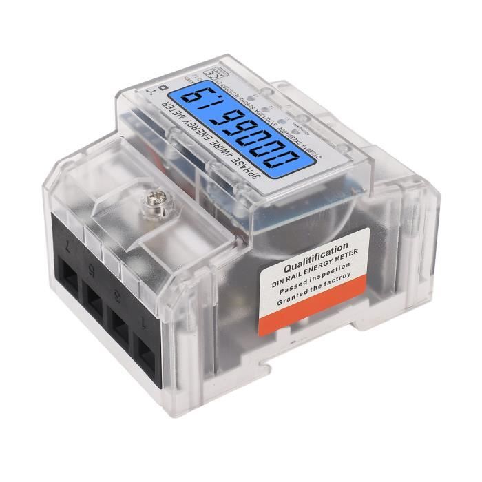 Compteur D'énergie électrique Triphasé 4 Fils – Type DTSU666, Mesure Précise