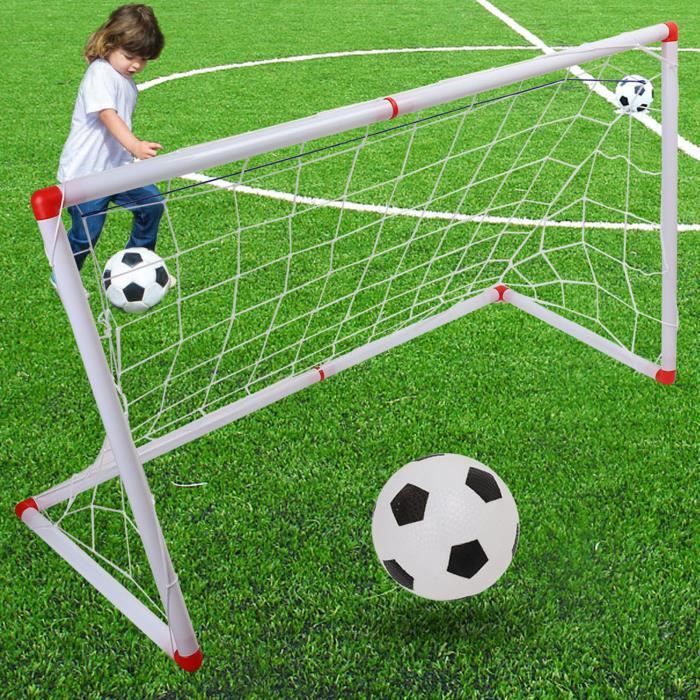 Cage de Foot Enfant Exterieur - 125x80 But de Foot avec Bache Precision  Football