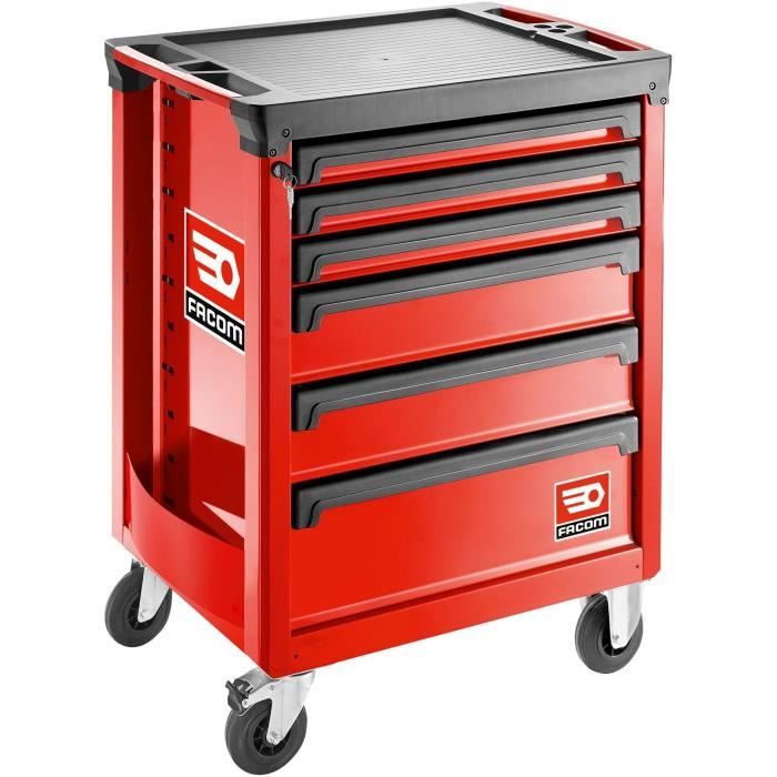 Servante+ROLL+-+FACOM+-+ROLL.6M3APB+-+6+tiroirs+-+3+modules+par+tiroir+-+Rouge