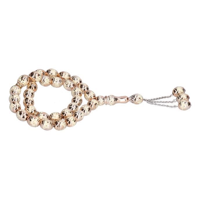Tasbih 99 Perles En Résine – Chapelet Musulman Pour Prière, Aïd Moubarak & Ramadan, Bracelet Arabe Élégant