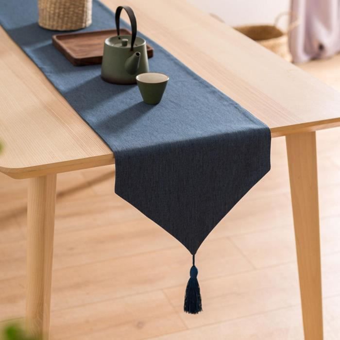 Chemin De Table Macramé Boho 30x140cm Rouge Bordeaux - Décoration Mariage Champêtre