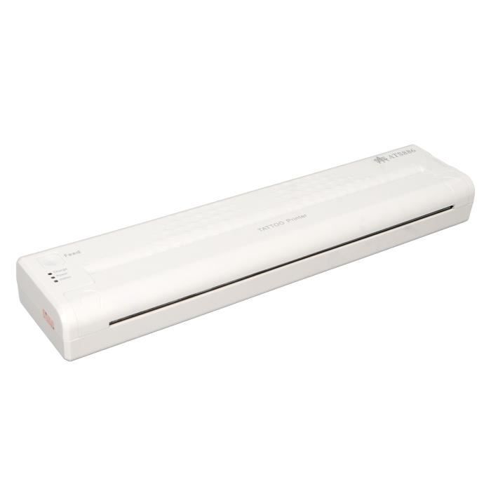 ORGSTA S008Z Imprimante Thermique Tatouage Bluetooth Portable – Transfert Pochoir Sans Fil, Idéale Débutants & Artistes, Impression Grand Format