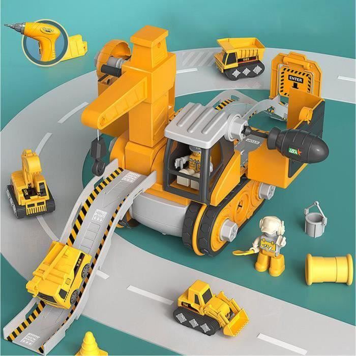 HAOPYOU Arme Assemblage Vehicules de Chantier Kit Camion DIY HAOPYOU Arme Assemblage Vehicules de Chantier Kit Camion DIY