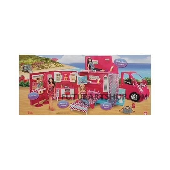 camping car barbie cdiscount