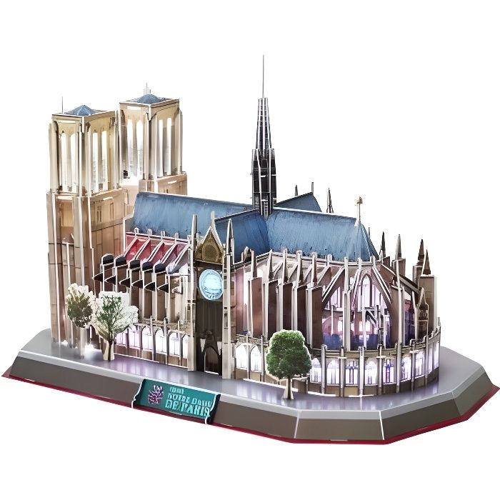Puzzle 3D avec LED - Notre Dame de Paris - Diff... Puzzle 3D avec LED - Notre Dame de Paris - Diff...