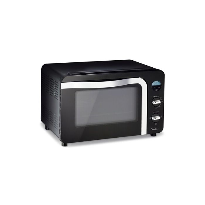 Mini Four 35 L Avec 2 Plaques De Cuisson – Chaleur Tournante Et Tournebroche – 3200 W, Parfait Pour Cuisine D'appoint