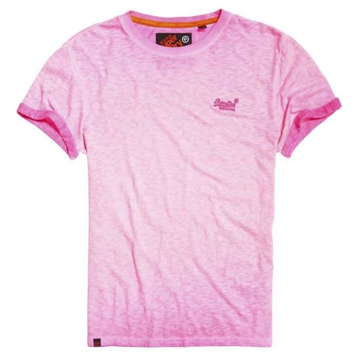 Homme Vêtements Superdry Homme Tee-shirts & Polos Superdry Homme Tee-shirts Superdry Homme rose et bleu marine Tee-shirt SUPERDRY 1 S Tee-shirts Superdry Homme 