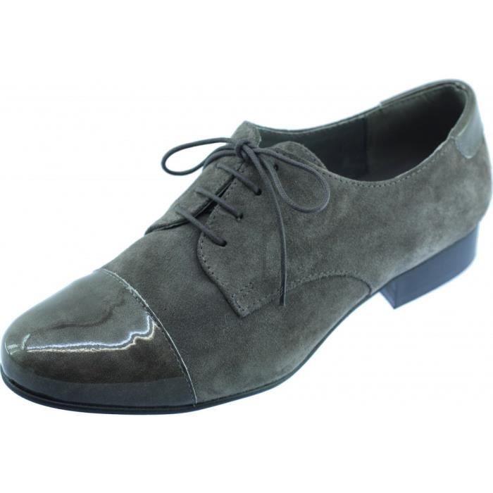 derbies femme souple