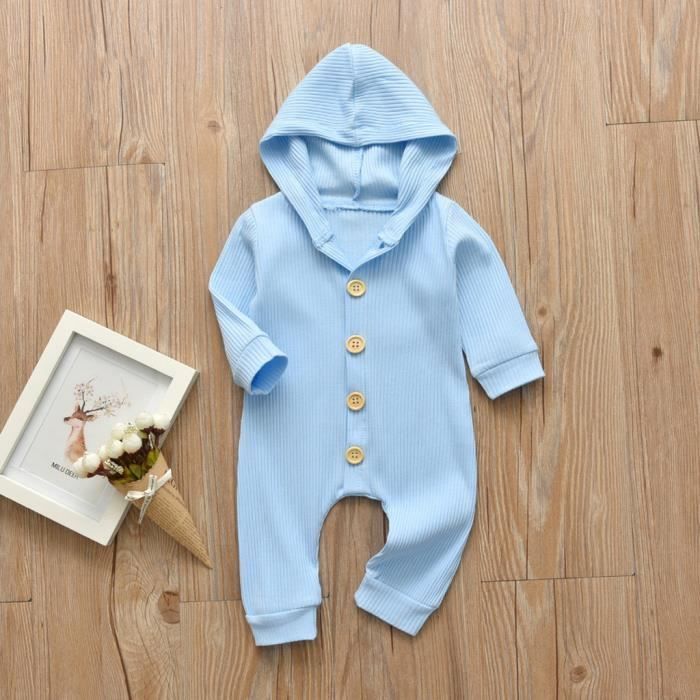 Cache Couche Bebe Garcon Fille Plaine Couleur Unie A Capuche Light Blue Bleu Clair Cdiscount Sport