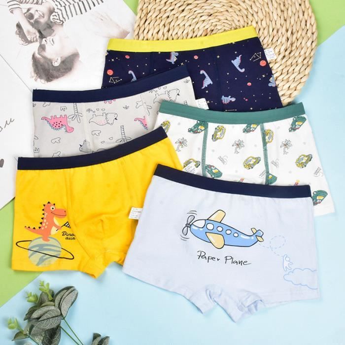 Boxer Slip Lot De 5 Garcon Bebe Enfant Culotte Sous Vetement En Coton Blanc Cdiscount Pret A Porter
