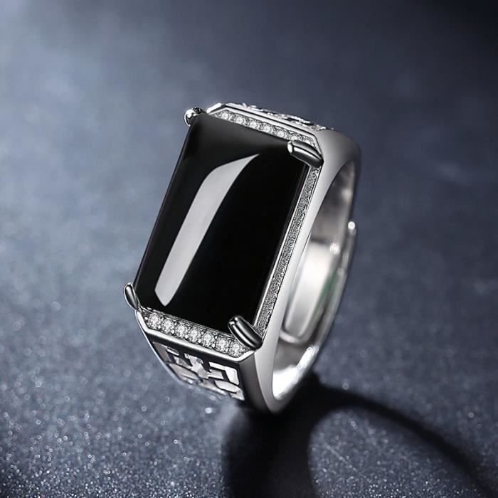 Bague Fidget Réglable Pour Femme/homme - Anneau Tournant Anti-stress - Zircon Cubique - Cadeau élégant