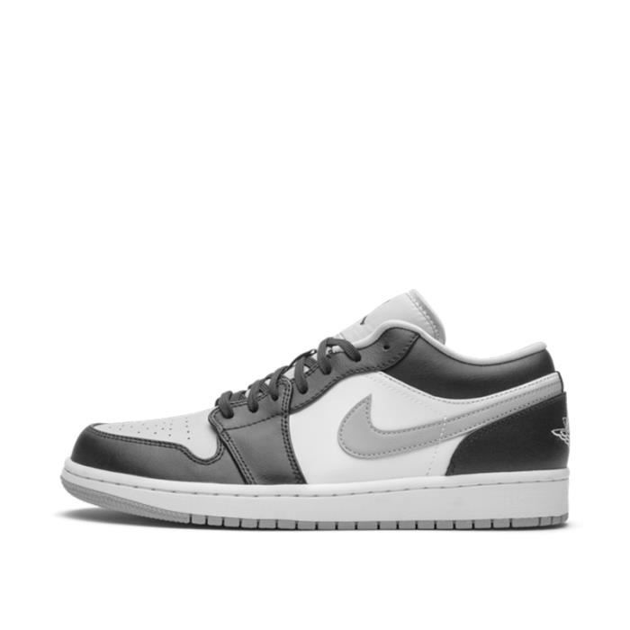 Basket Jordan 1 Low Shadow 553558039 Pour Hommes et Femmes Gris Noir