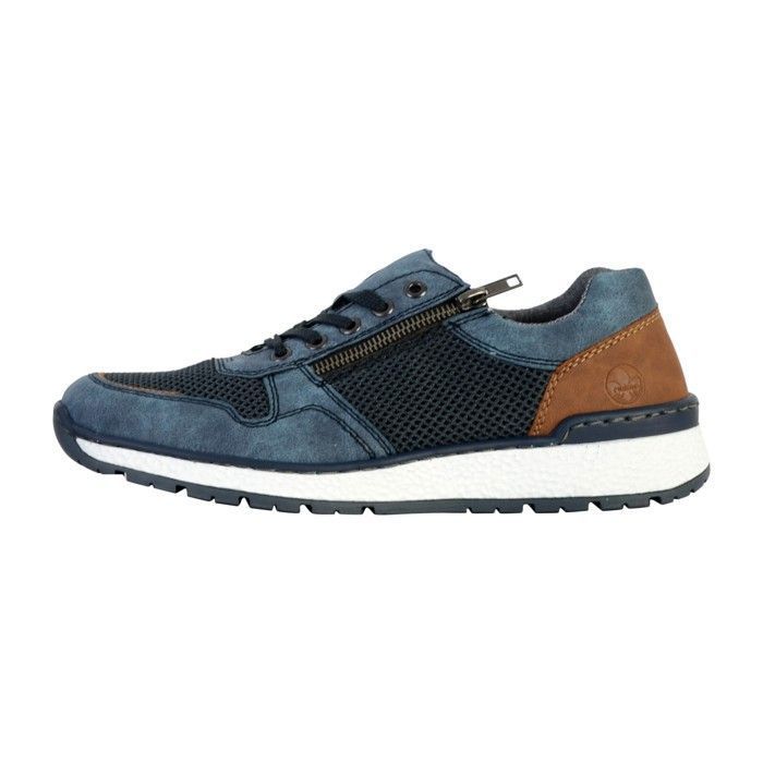 Basket Cuir Rieker Morelia - Bleu Basket Cuir Rieker Morelia - Bleu