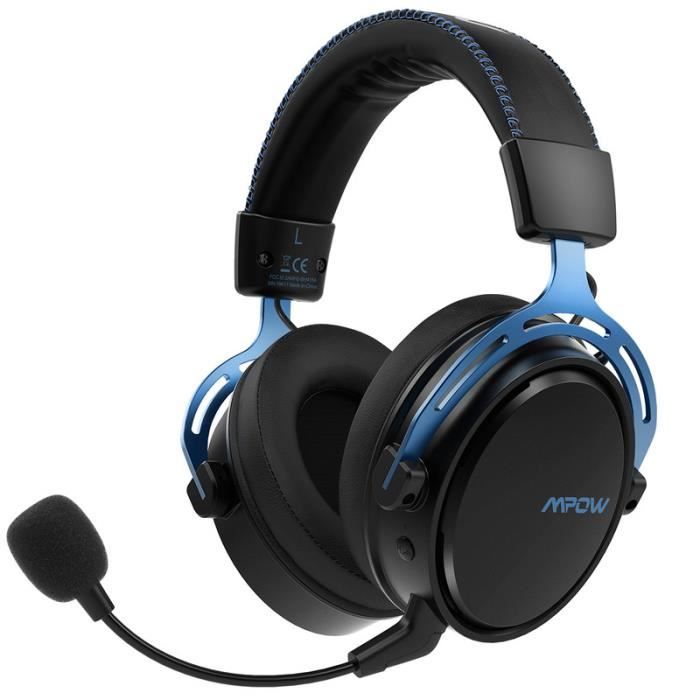 Casque Bluetooth sans fil mono avec micro, casque antibruit, mains libres,  PC, PS3, jeu, téléphone portable, ordinateur portable, nouveau