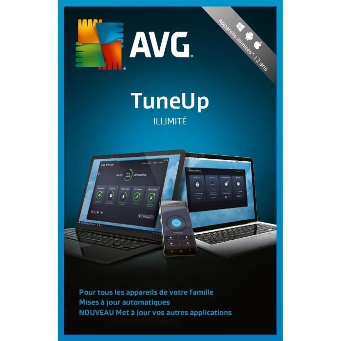 AVG TuneUp 2024 - ( 2 Ans / 10 Appareils ) | Version Téléchargement
