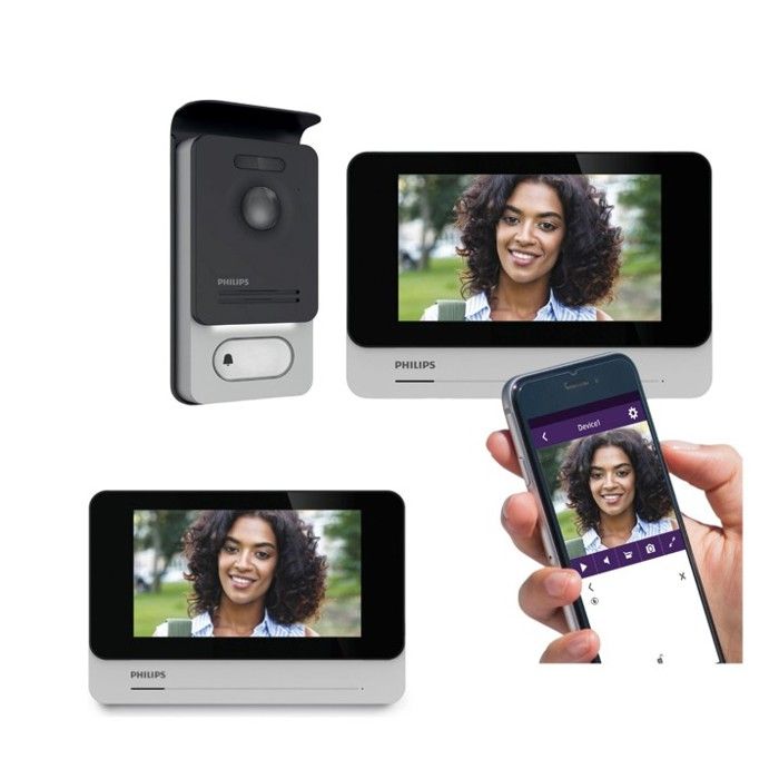 Visiophone filaire connecté smartphone avec 2 écrans WelcomeEye Connect 2