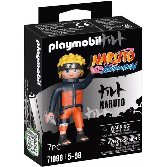 figurine playmobil - naruto - naruto shippuden - modèle naruto - dès 5 ans