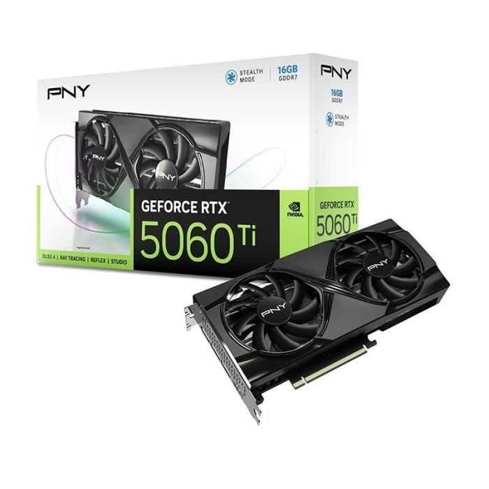 Pny GeForce RTX 5060 Ti NVIDIA 16 Go GDDR7