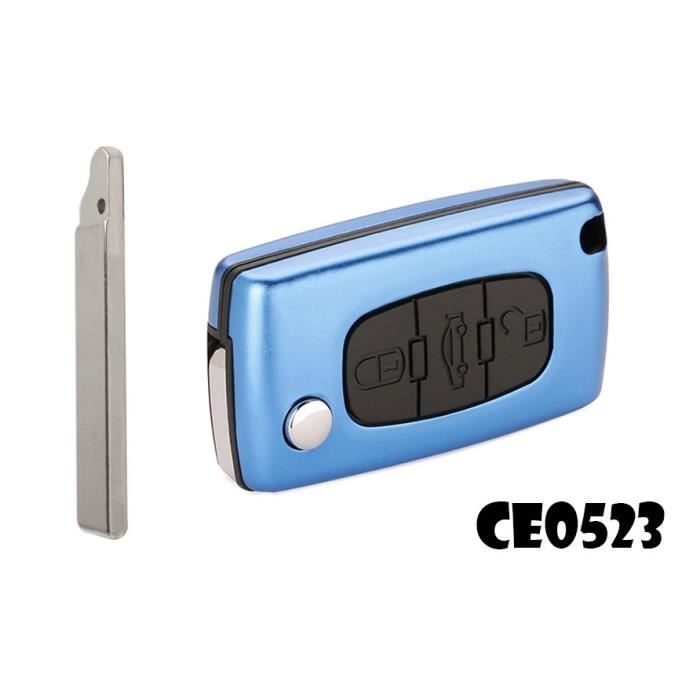 Coque De Clé 3 Boutons Pour Télécommande Plip Peugeot 207 307 308 - Foto 8